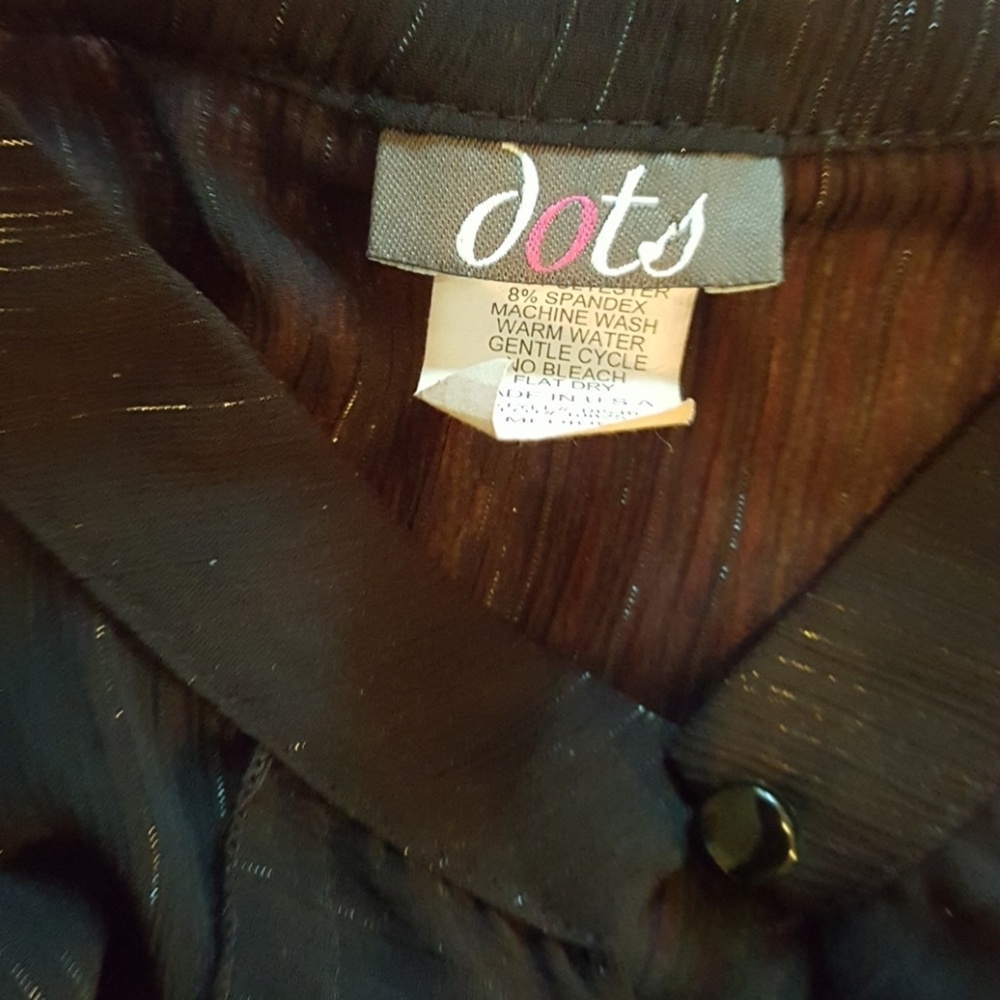 BLACK BLOUSE. - Picture 7 of 7