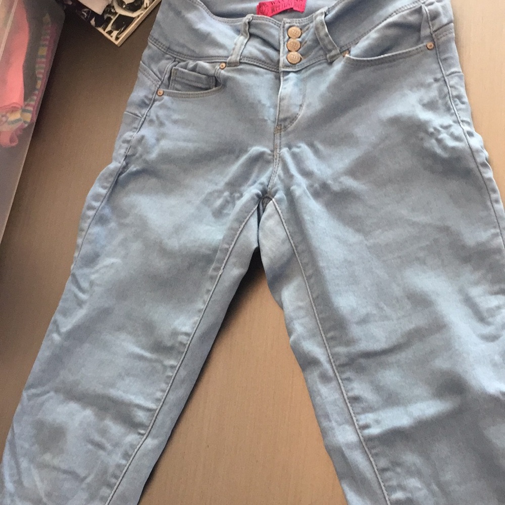 Light blue jeans