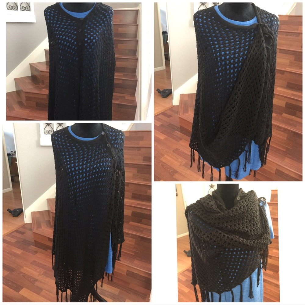 🔥 Lularoe BLACK Mimi shawl 🔥