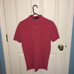 Salmon Polo medium collared shirt