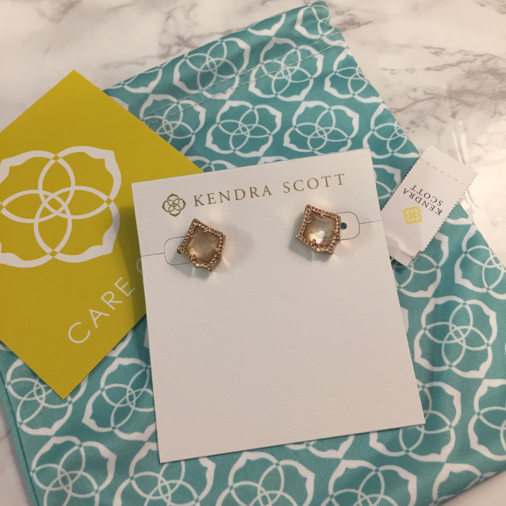 Kendra Scott Rose Gold Kiristi Earrings