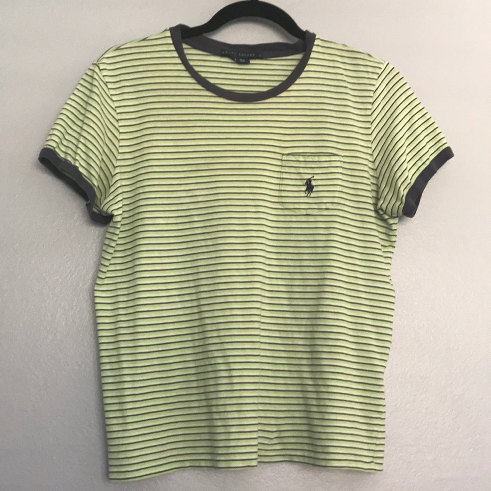 Striped oversized tee