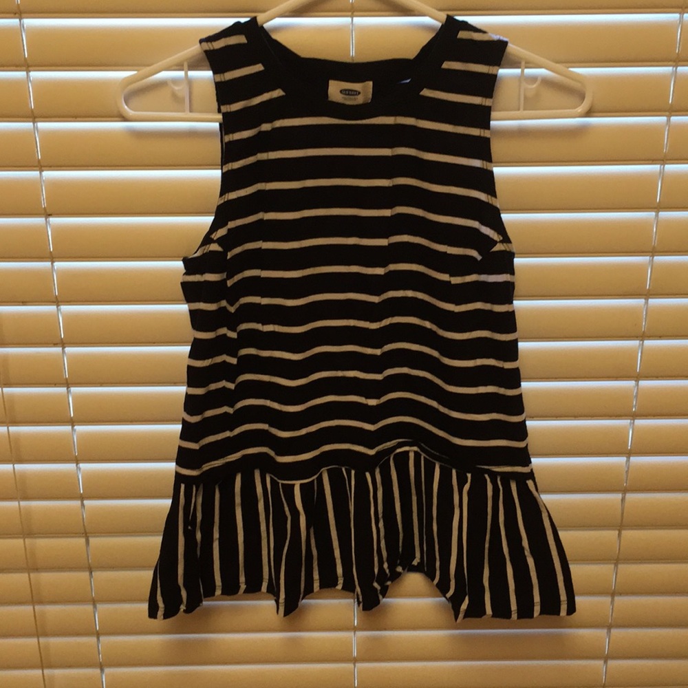 Capsule peplum tank.