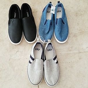 3 pairs of boys size 3 shoes.  New