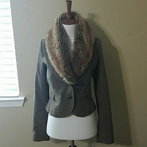 Guess Faux Fur Blazer