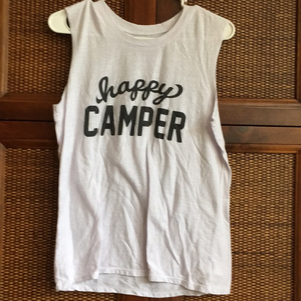 Happy camper sub_urban riot sleeveless tee S lilac