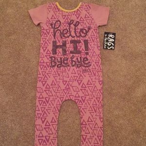 Rags to raches romper