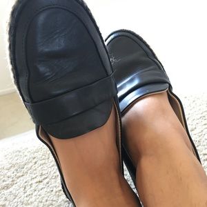Rag & Bone black loafer style flats