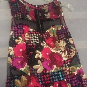 Floral Mesh Dress