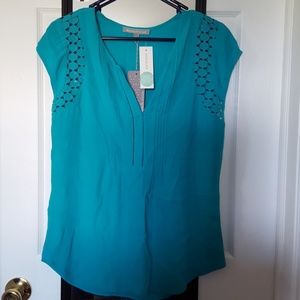 Bnwt Daniel Rainn Milena crochet detail top