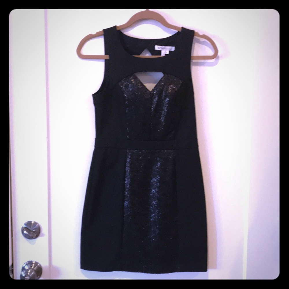 BCBG Black Mini Dress!