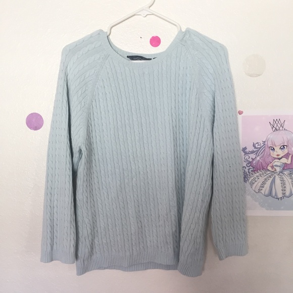 Light Mint Pullover - Picture 1 of 2