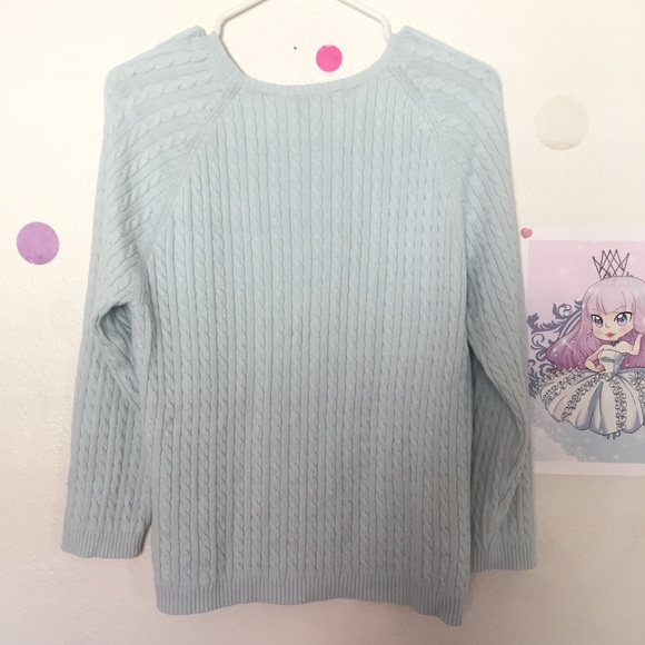 Light Mint Pullover - Picture 2 of 2