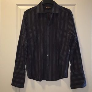 Ben Sherman. Grey/red long sleeve.