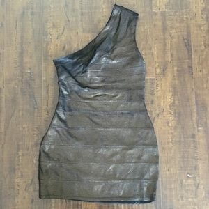 Express One Shoulder Party Dress