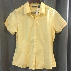 NEW Eddie Bauer short sleeve button-down