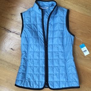 Blue Quilted Vest