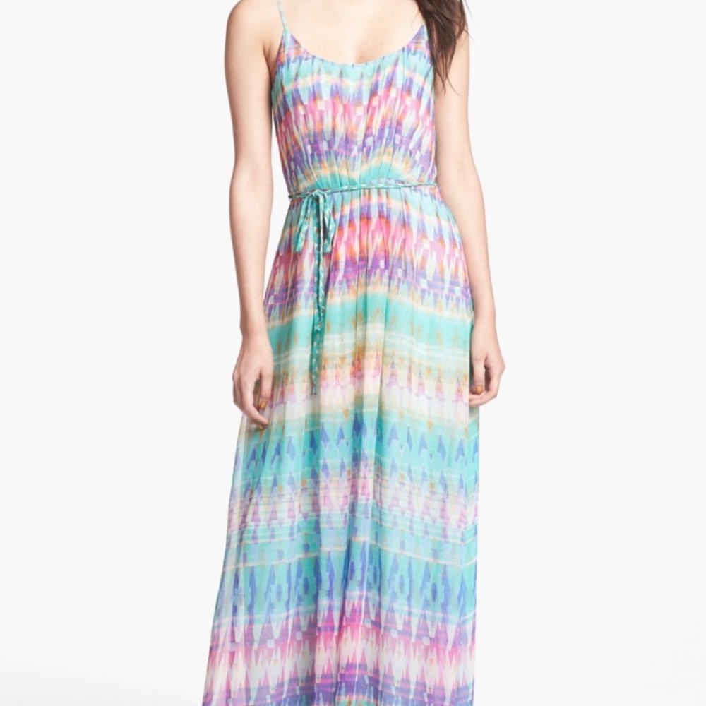 Presley Skye silk maxi dress