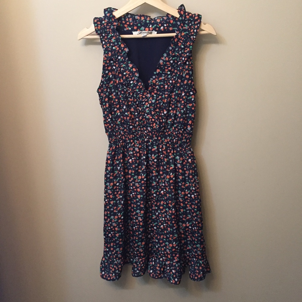 Floral Dress with Pockets