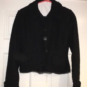 Black blazer to pair with black dress