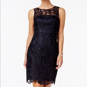 Illusion cocktail dress. Adrianna Papell