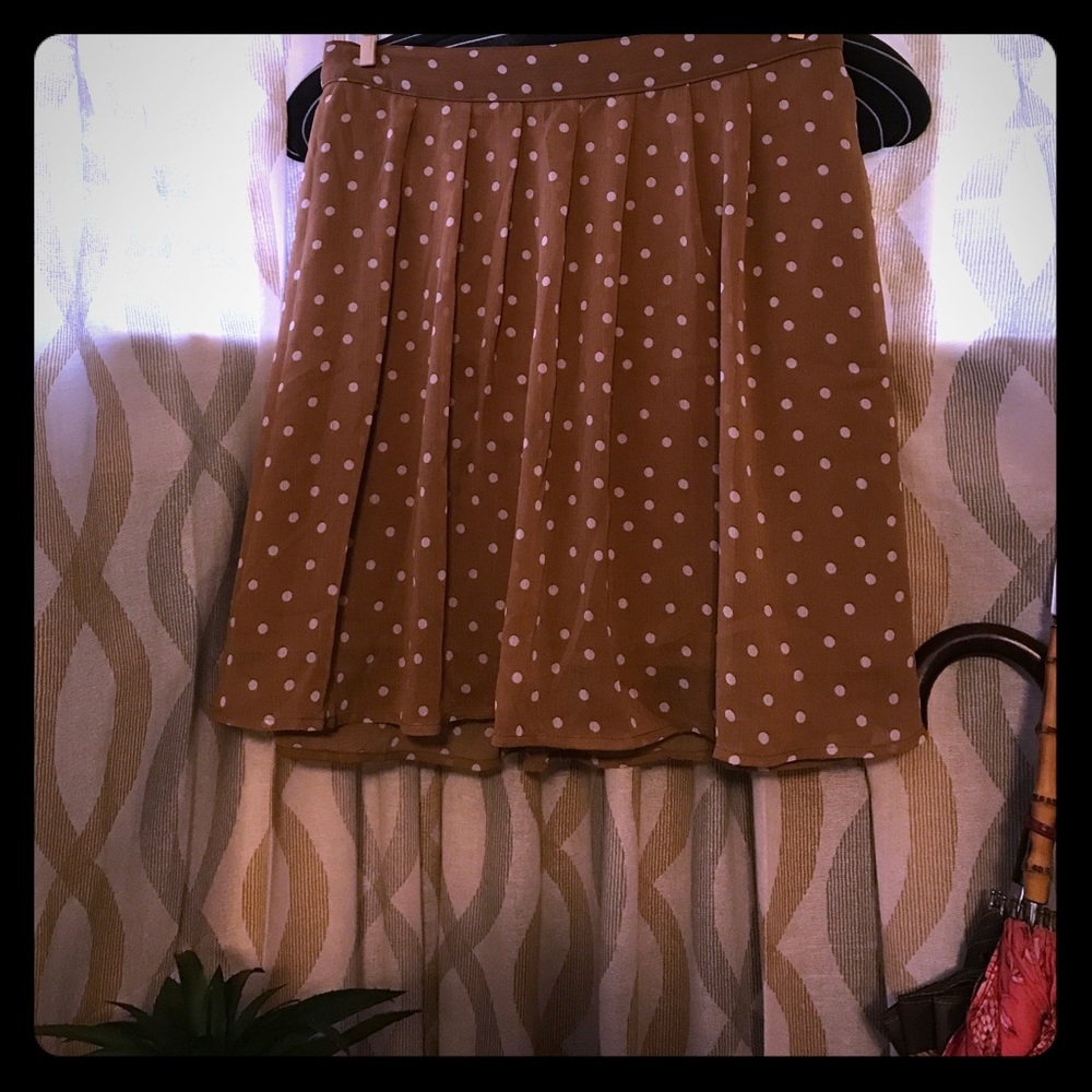 BOGO ANY 2 ITEMS High Waisted Polka Dot Skirt