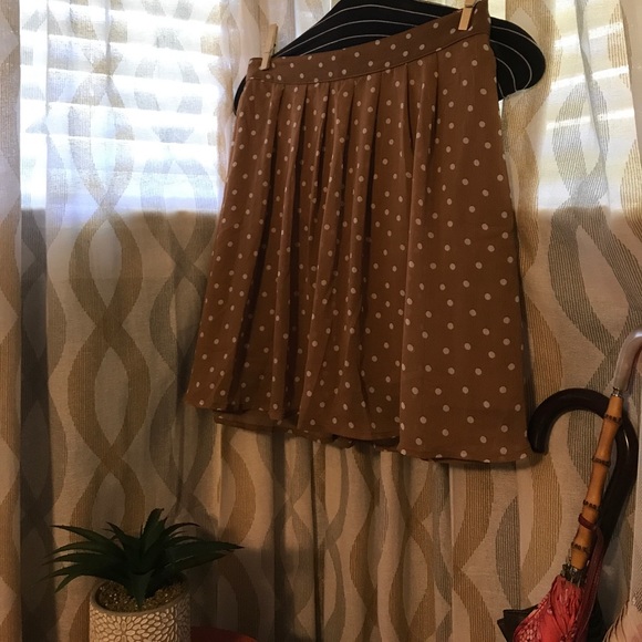 BOGO ANY 2 ITEMS High Waisted Polka Dot Skirt - Picture 2 of 2