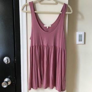 Mauve Babydoll Tank Top
