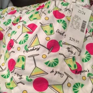 Capri pajama pants