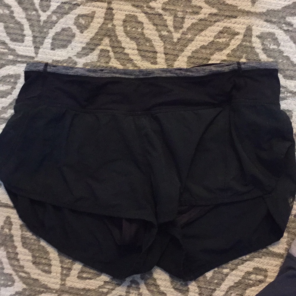 Black Lulu sport shorts