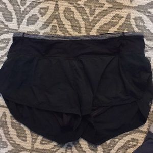 Black Lulu sport shorts