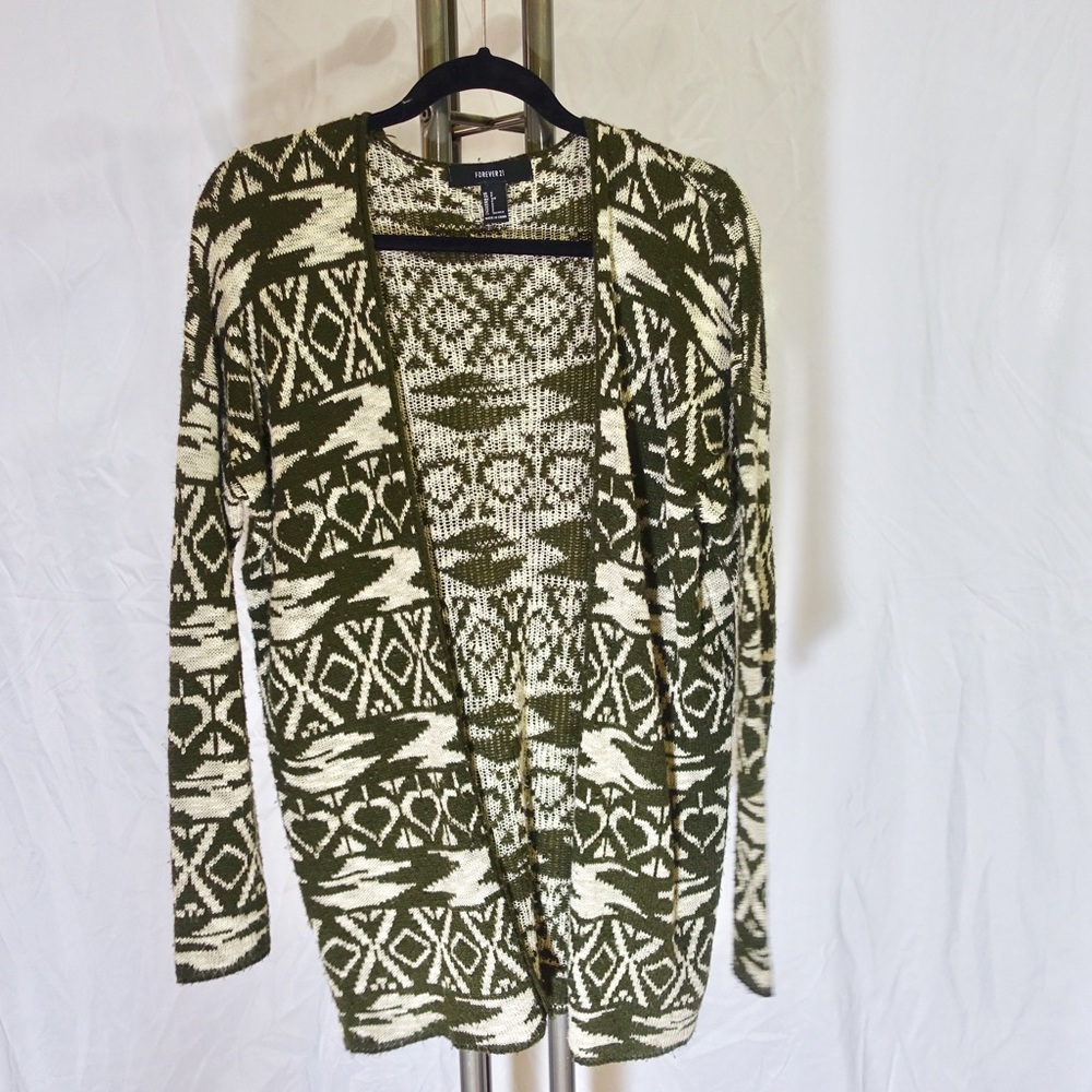 F21 Oversized cardigan