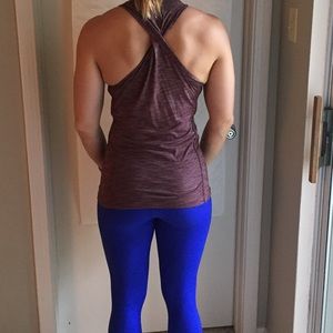Lululemon - Maroon Tank - Twisted Back