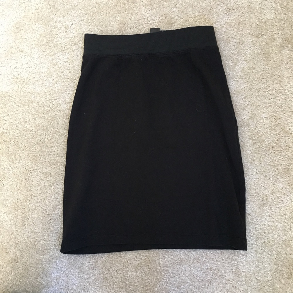 H&M Black Bodycon Mini Skirt