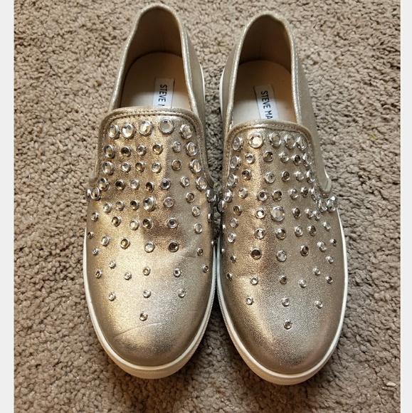 NWOT Steve Madden Rhinestone Slip-on - Picture 1 of 3
