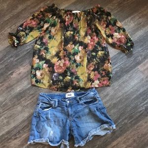 'alice blue' for StitchFix off the shoulder blouse