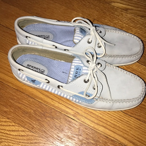 Sperry Shoes - Sperry Top-Sider boat shoes slides 9.5