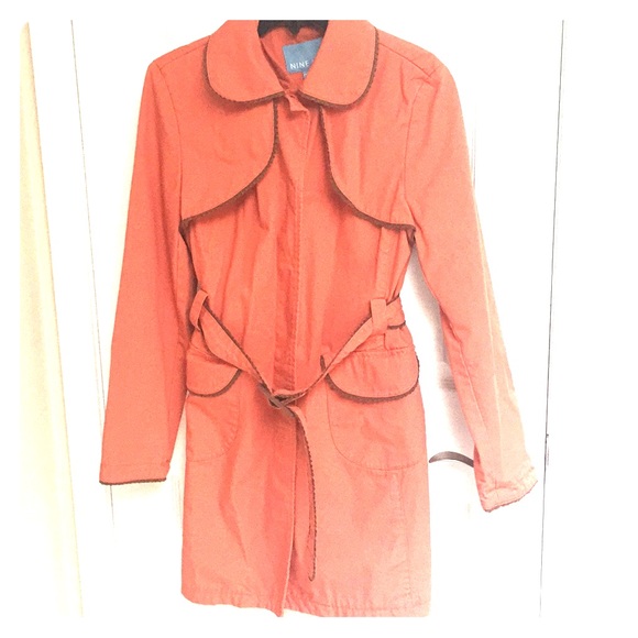 Nine West Jackets & Blazers - Nine West orange brown trench style coat