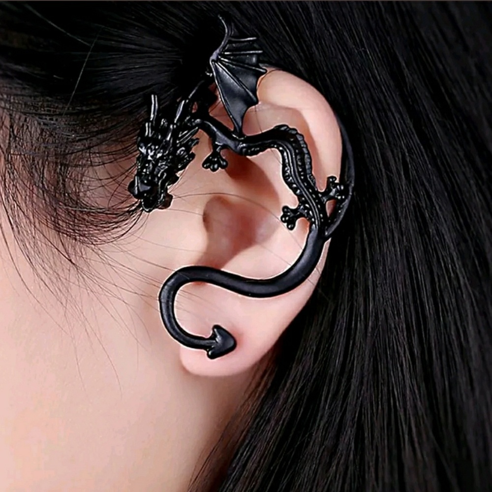 °•● DRAGON CUFF EARRING ●•°