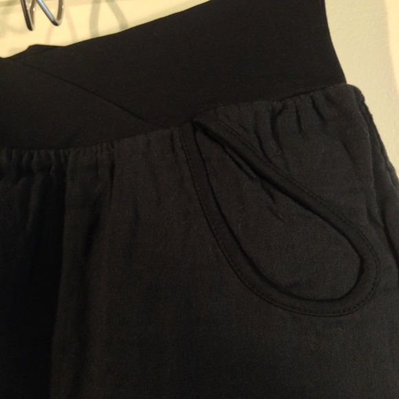 BCBGeneration Black Cotton Mini Skirt with Pockets X-Small XS Spring/Summer - Picture 3 of 5