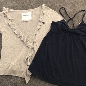 Abercrombie tank and cardigan set