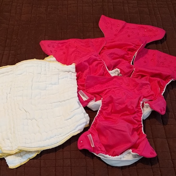 bum genius Other - 4 EUC pink Bum Genius OS diapers