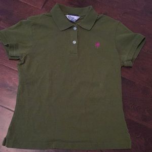 Lilly Pulitzer Dark Green Polo