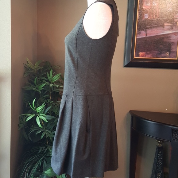 Vince V-neck Pleated Sheath Dress - Picture 5 of 8