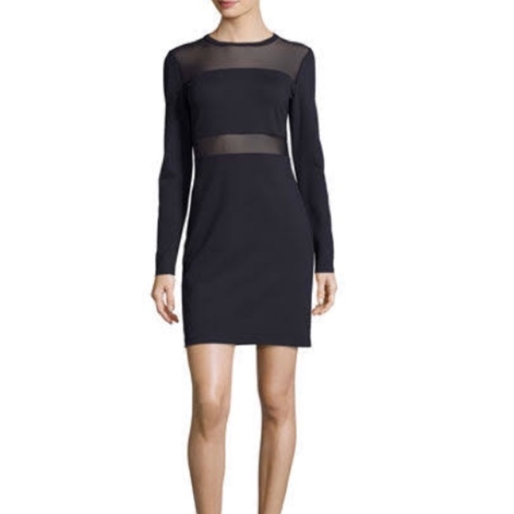 Michael Kors Navy Mesh Dress