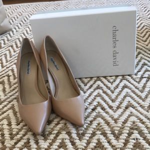 Charles David Nude Heels