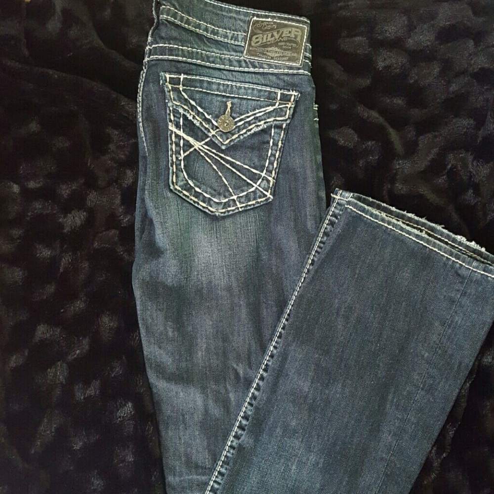 Silver jeans