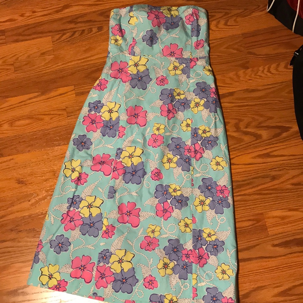 Lilly Pulitzer Flower Pattern Dress