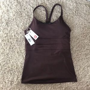 Manduka yoga top from REI never worn in raisin