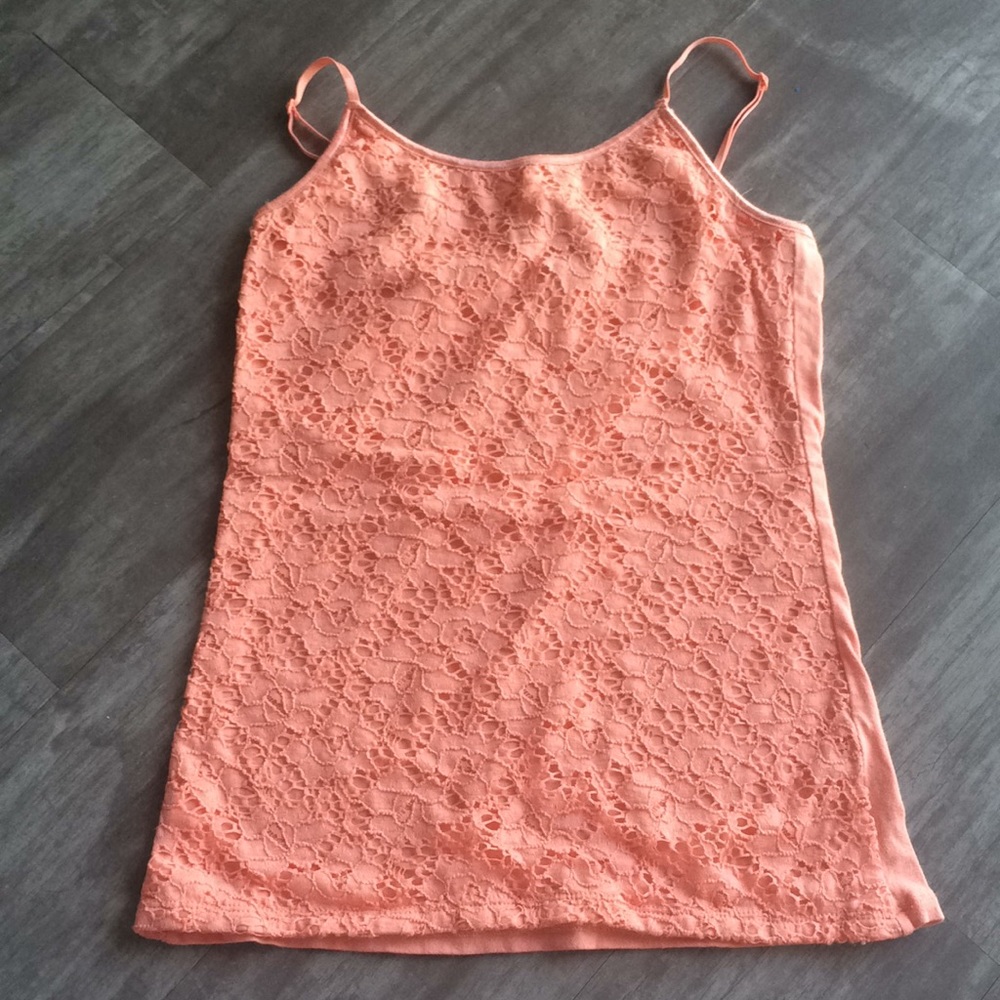 Crochet/lace tank top